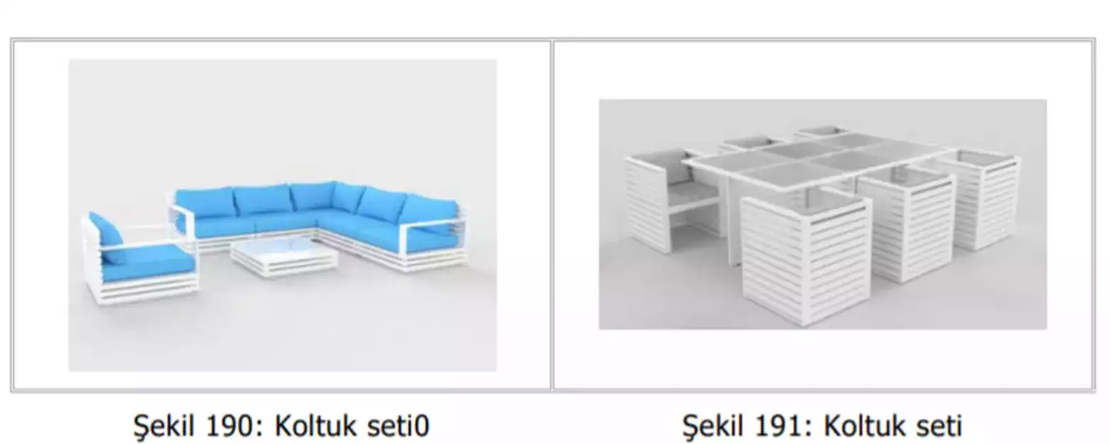 örnek mobilya set tasarım başvuruları-Kütahya Patent